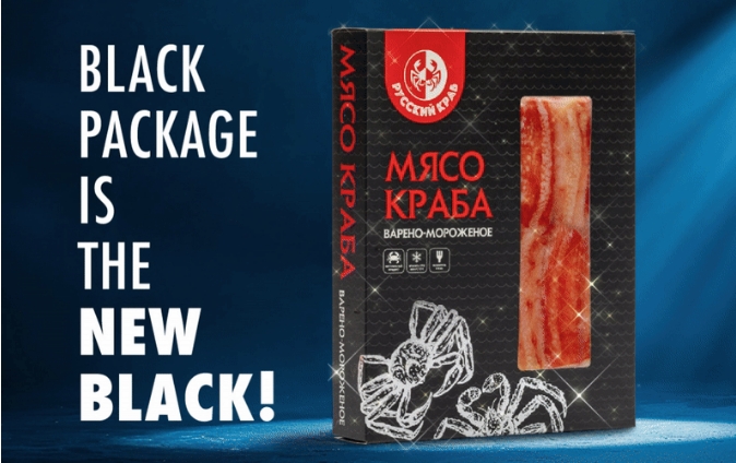 俄罗斯蟹业集团荣获当地媒体评选出最佳熟冻堪察加蟹肉产品包装设计